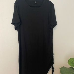 Black tee shirt dress